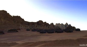 Wadi Rum also known as “the valley of the Moon”