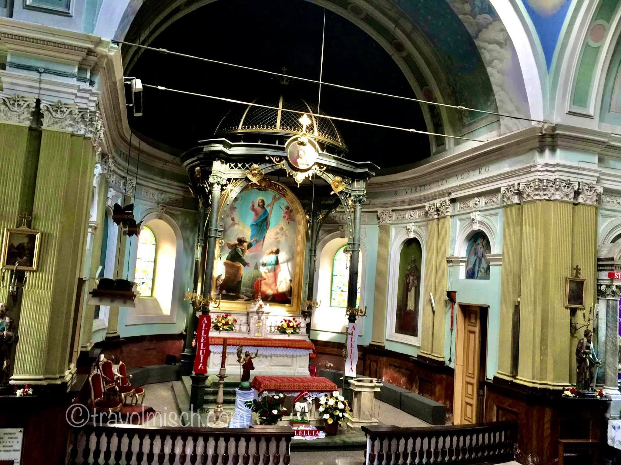 View of the altar